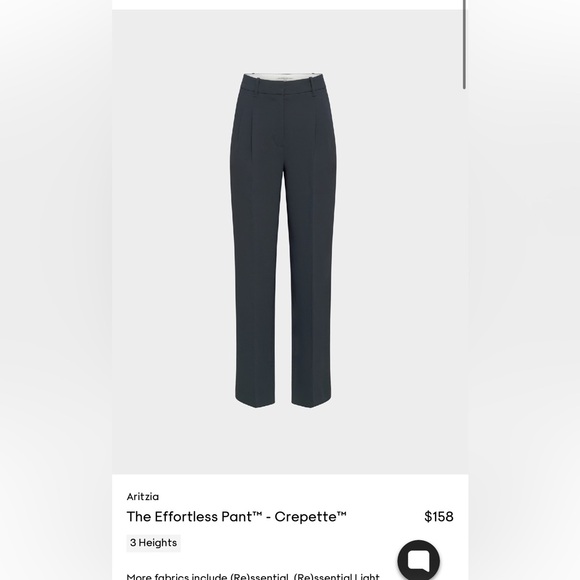 Aritzia Pants - Effortless pant navy